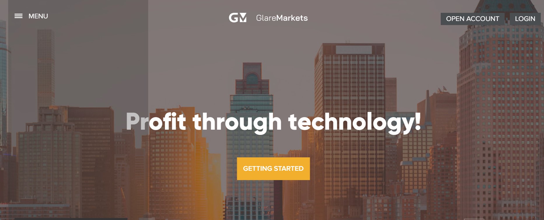 Glare Markets website