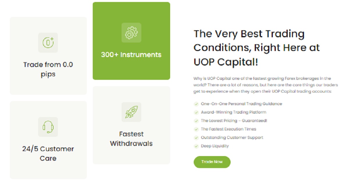 UOP Capital benefits