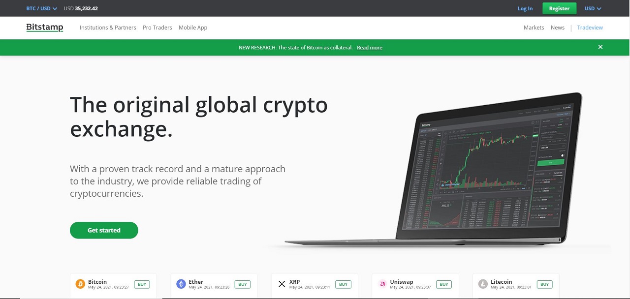 Bitstamp Review A Cryptocurrency Exchange Platform BTC Expanse
