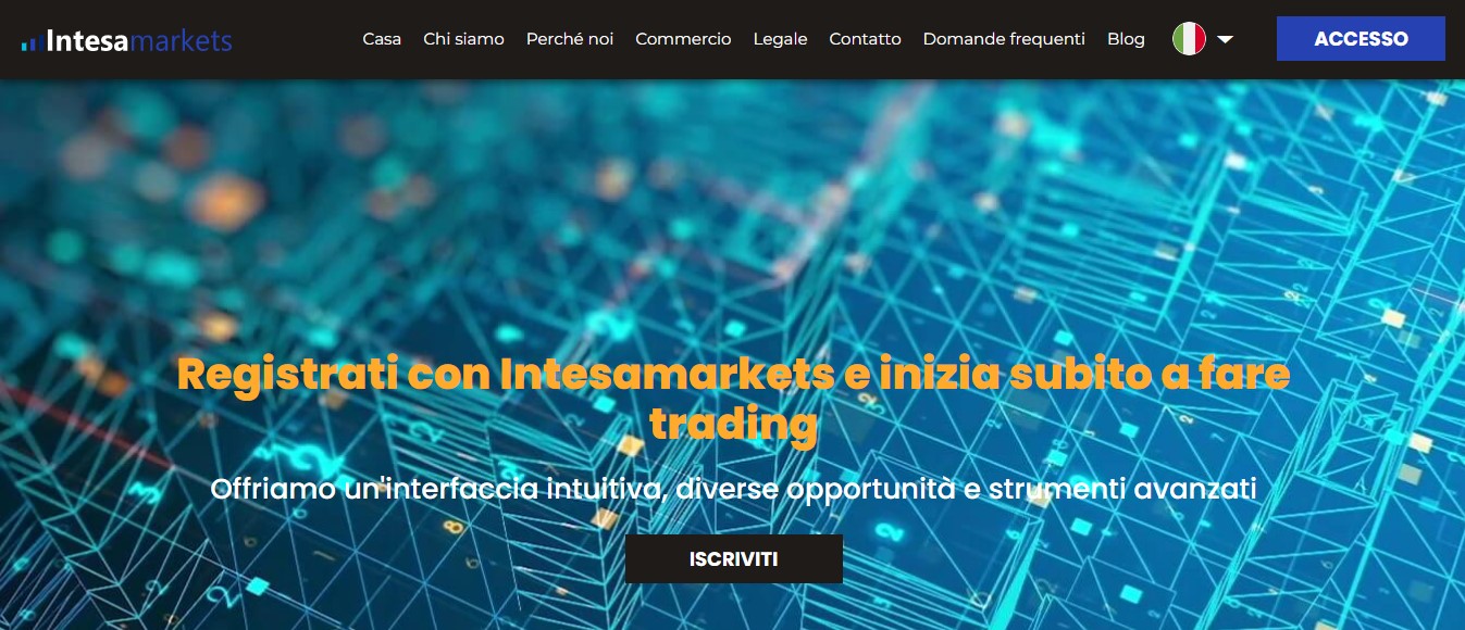 Intesa Markets website