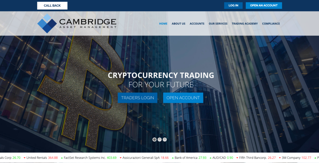 Cambridge Asset Management trading platform