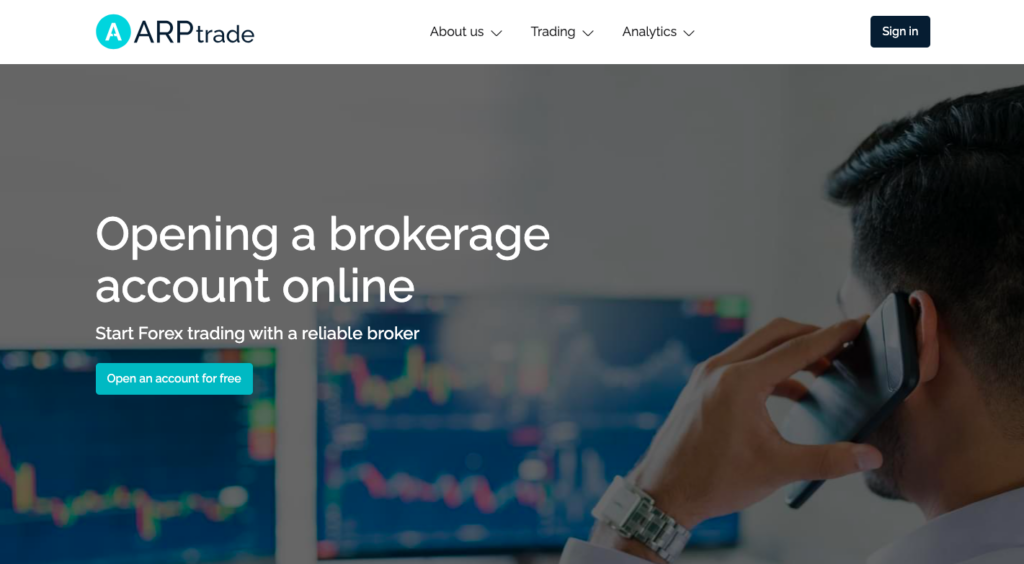 ARPtrade trading platform