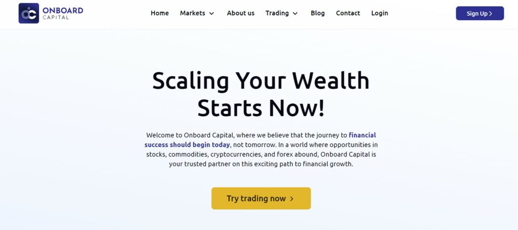 OnBoardCapital website