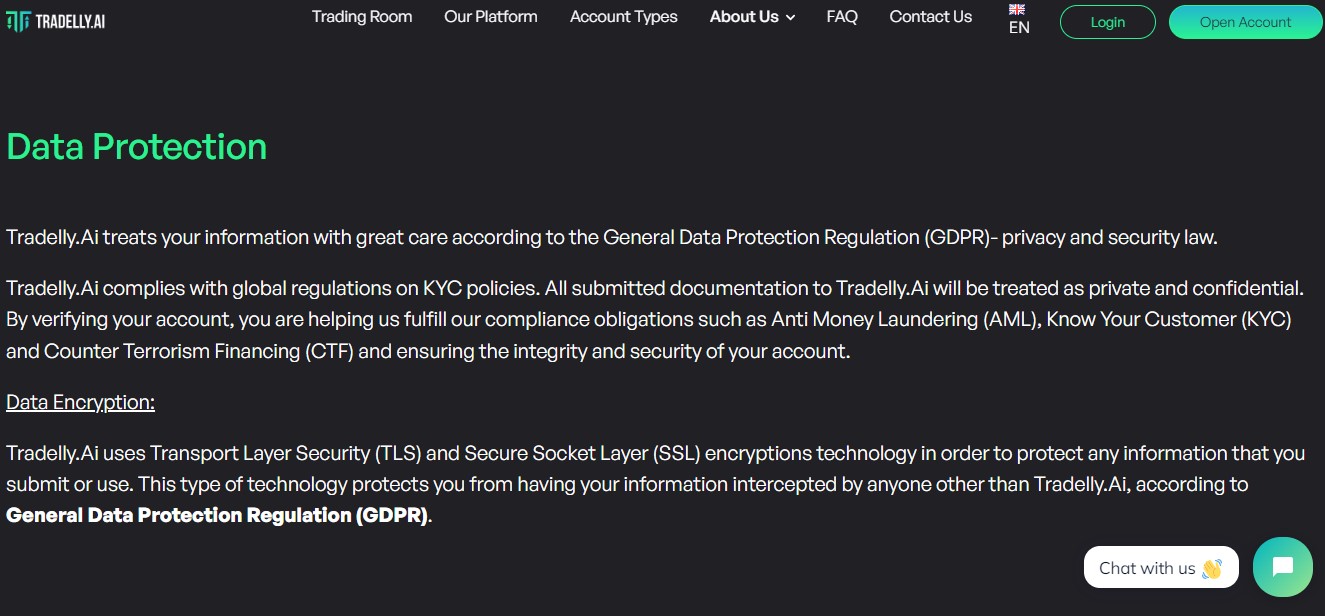 Tradelly.AI Security Measures